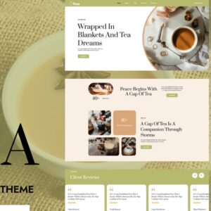 Teas - Organic Tea, Green Tea & Herbal Infusions WordPress Elementor Theme