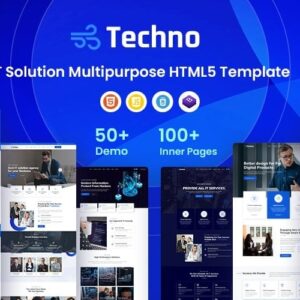 Techno - Best IT Solution and Multi-Purpose Bootstrap  HTML5 Website Template + RTL