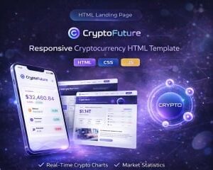 CryptoFuture || Cryptocurrency || Landing Page | Finance