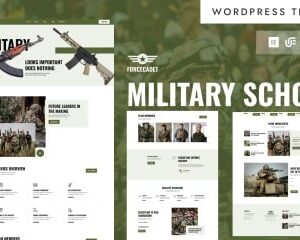 ForceCadet - Military School, Cadet Programs & Admissions WordPress WooCommerce Elementor Theme