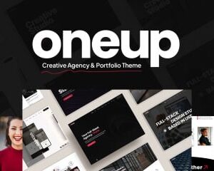 Oneup - Modern Agency & Portfolio WordPress Theme
