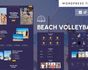 Volleyball - Beach Sports Arena & Volleyball Academy WordPress Elementor Theme
