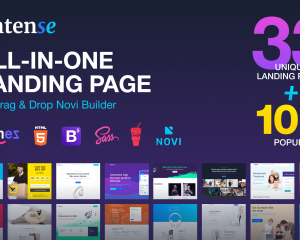 Lintense - All-in-one Landing Page Template - TemplateMonster