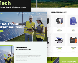 SolTech – Renewable Energy, Solar & Wind Construction WooCommerce Theme