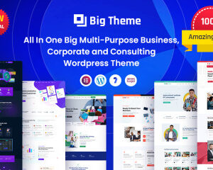 BigTheme - Business Multi-Purpose Elementor WordPress Theme