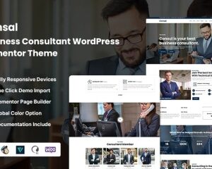 Consal - Business Consultant WordPress Elementor Theme