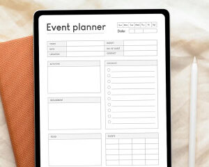 Event Planner Canva & MS Word #547851 - TemplateMonster