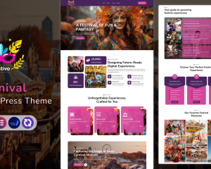 Festivo – Colorful Carnival & Festival WordPress Theme