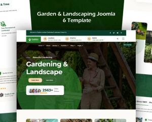 Garden & Landscaping Joomla 6 Template - TemplateMonster
