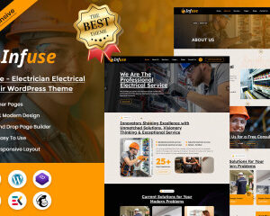Infuse – Electrician & Electrical Repair WordPress Theme