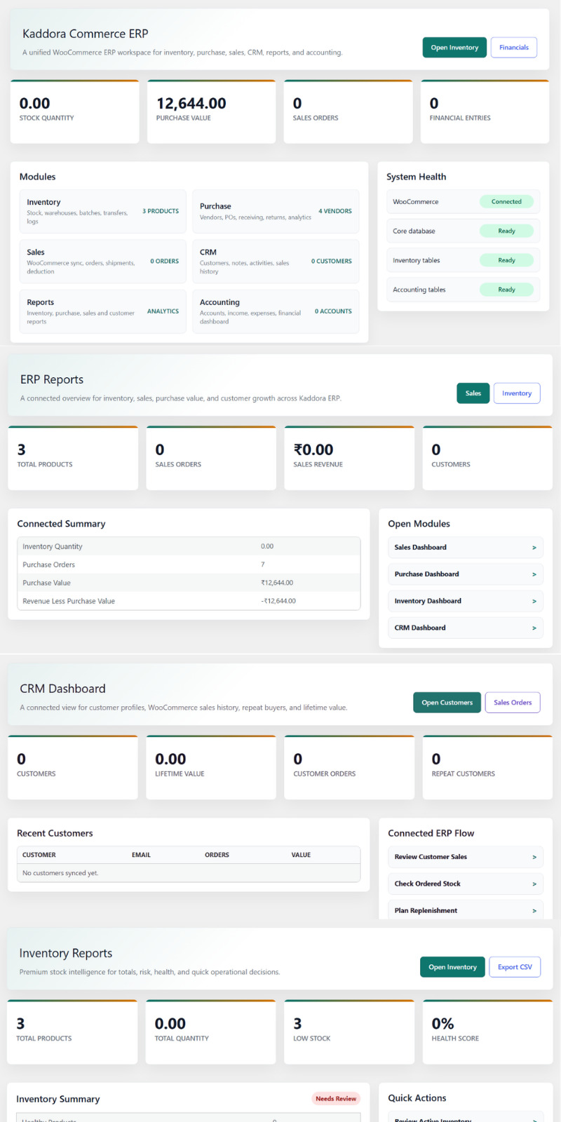 Kaddora ERP for WooCommerce   Plugin - Features Image 1
