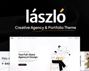 Laszlo - Creative Agency & Portfolio Lottie WordPress Theme