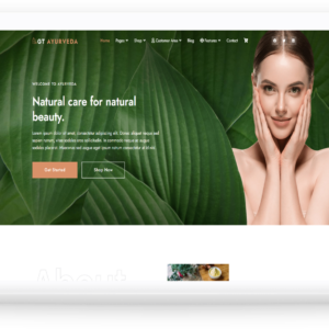 Natural Care Joomla template: GT Ayurveda - LTHEME