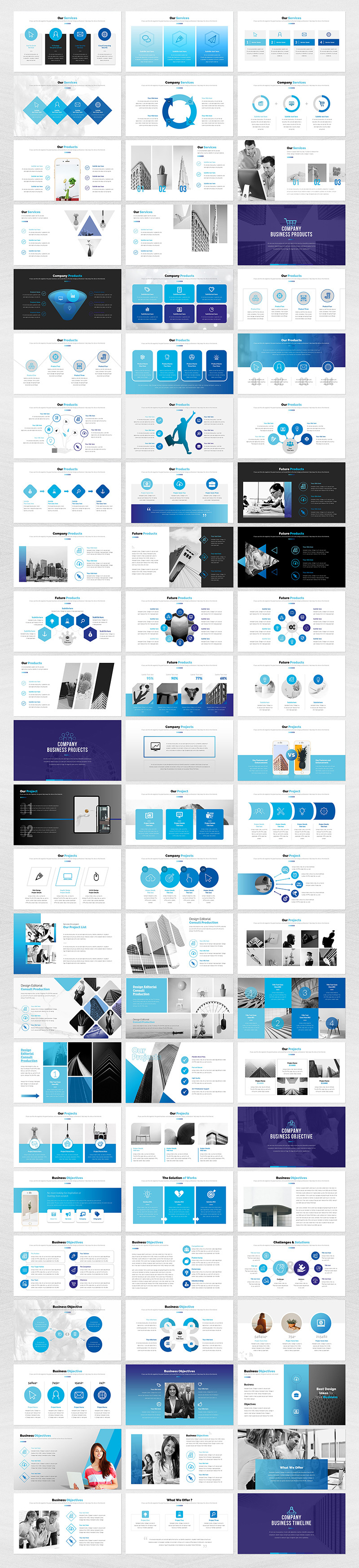 The Best Business-Plan PowerPoint template - Features Image 2
