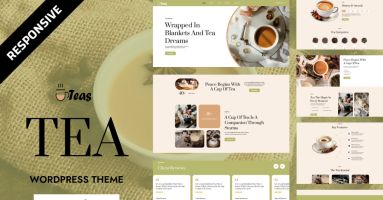 Teas – Organic Tea, Green Tea & Herbal Infusions WordPress Elementor Theme