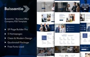 Buissantio – Business & Corporate Joomla 5 & 6 Template