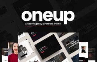 Oneup – Modern Agency & Portfolio WordPress Theme