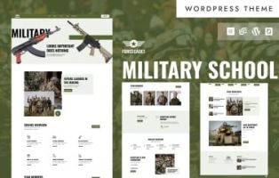 ForceCadet – Military School, Cadet Programs & Admissions WordPress WooCommerce Elementor Theme
