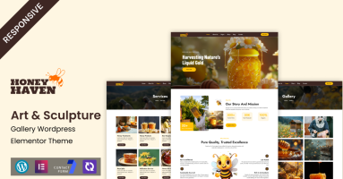 HoneyHaven – Honey Store And Honey Farm WordPress Elementor Theme