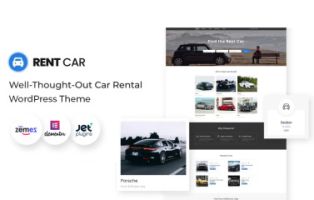 Car Rental WordPress Theme with Elementor Builder